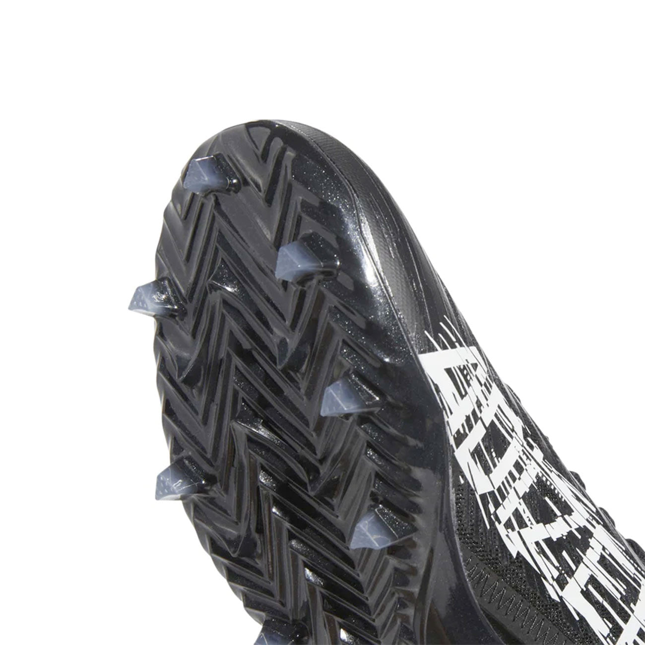 Adidas adizero Black/White/Black Football Cleats