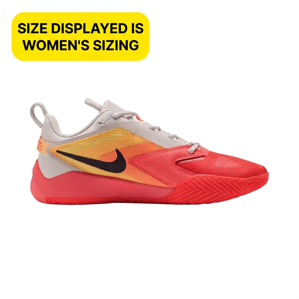 Nike Zoom Hyperace 3 SE Volleyball Shoes Coconut Milk/Cave Purple-Hot Lava