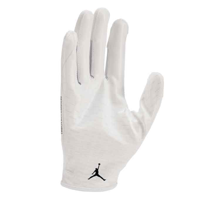 white jordan football gloves