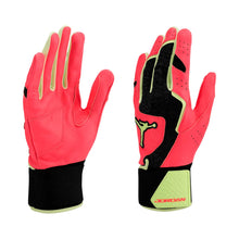 Jordan Legend Long Cuff Batting Gloves Black/Solar Red Small