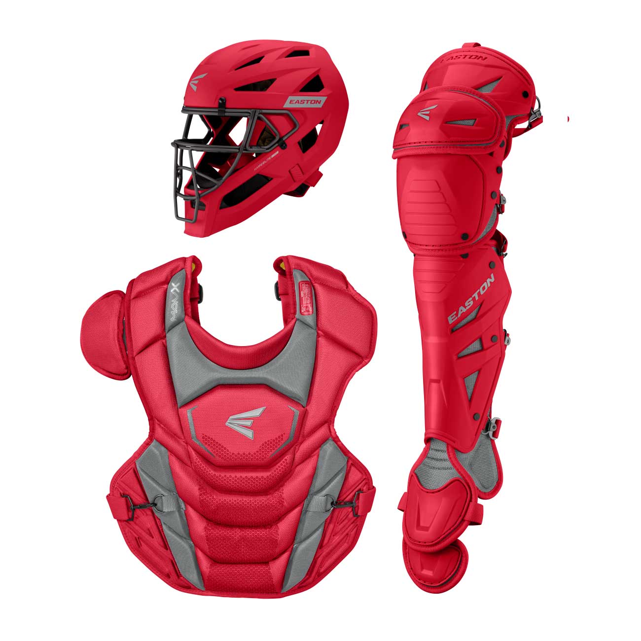 Easton MAV-X Catchers Box Set-Adult Red