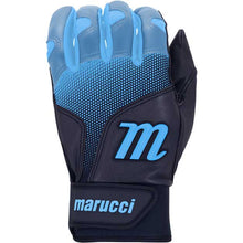 Marucci PWR Fade Batting Gloves Navy/Columbia Small