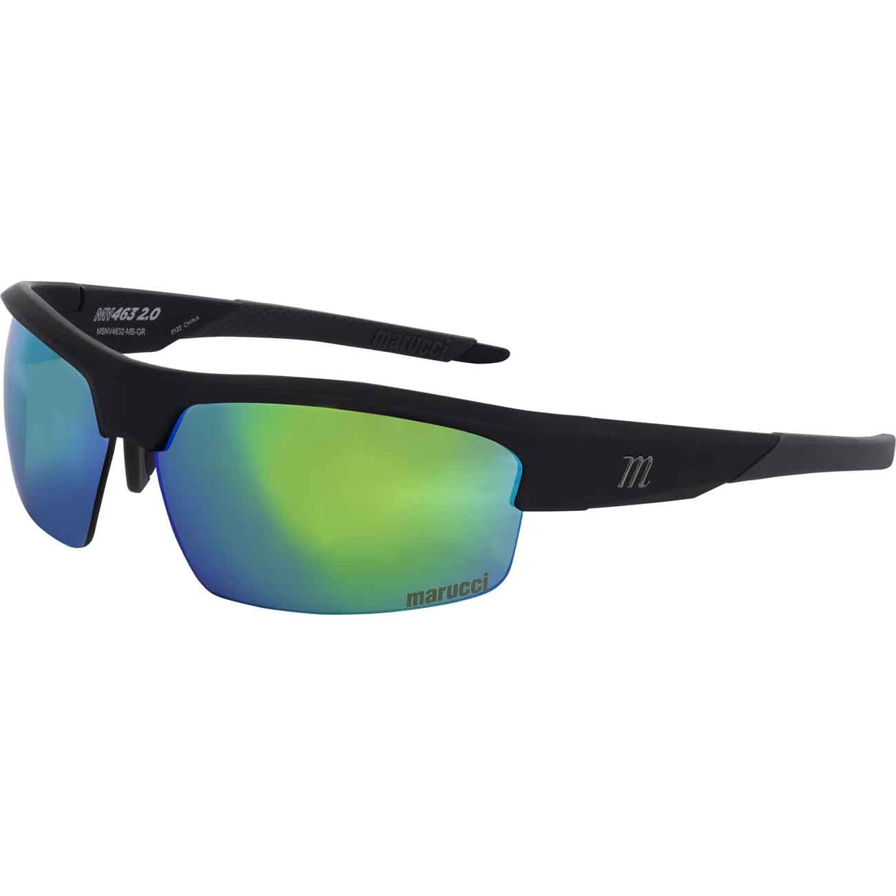 Marucci MV463Y 2.0 Youth Sunglasses Black/Green