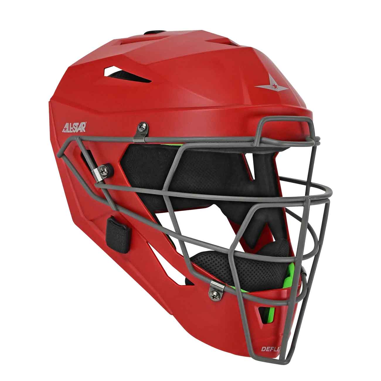 All-Star MVP Pro LT Series Helmet w/Deflexion Tech Matte Scarlet Large