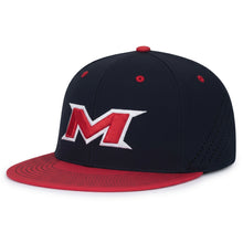 Miken ES471 Perforated Pacflex Cap Black/Red Small/Medium
