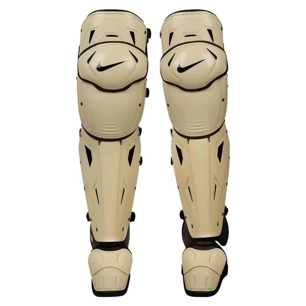Nike Diamond Elite Leg Guards 15" Khaki/Black