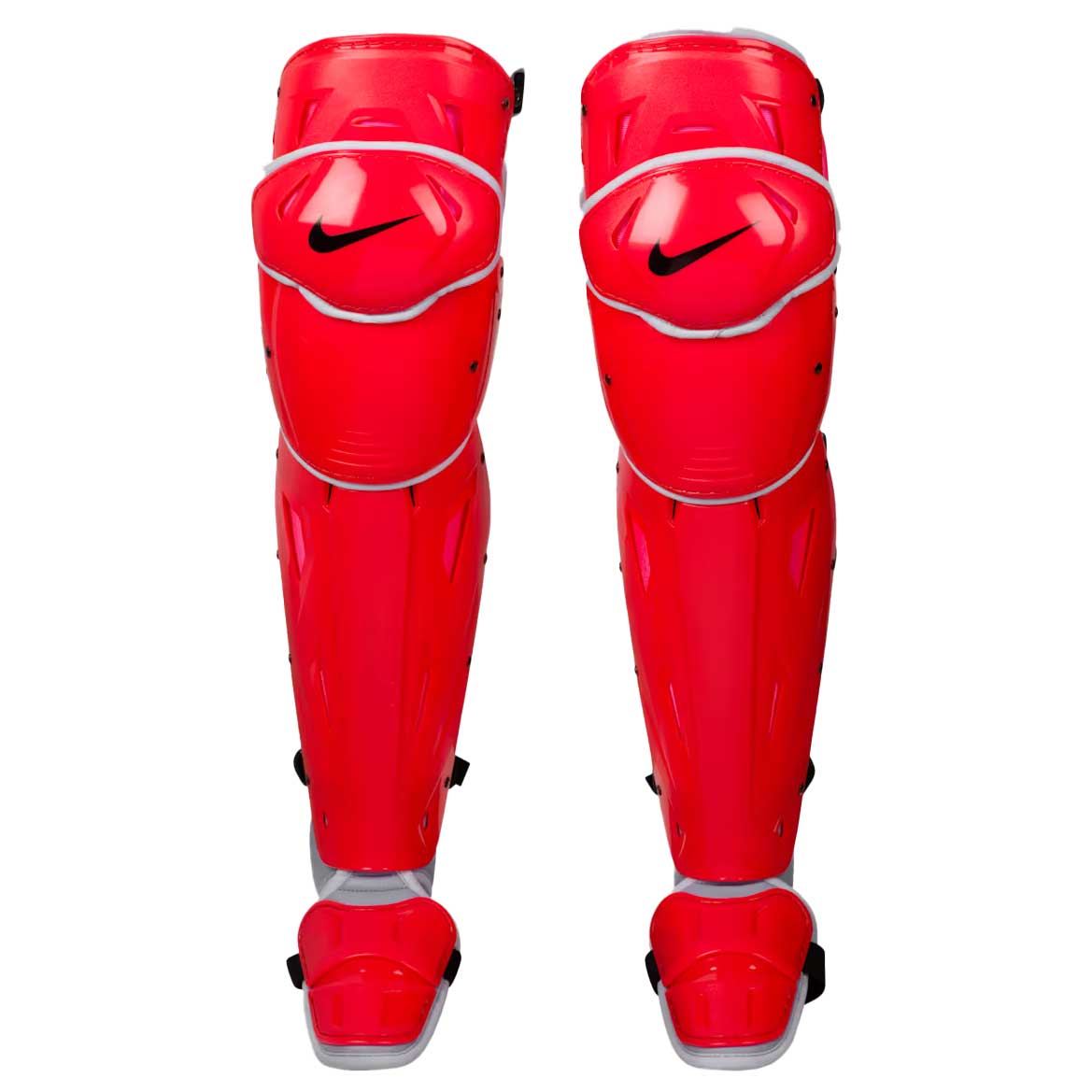 Nike Diamond Elite Leg Guards 15" Bright Crimson/Black
