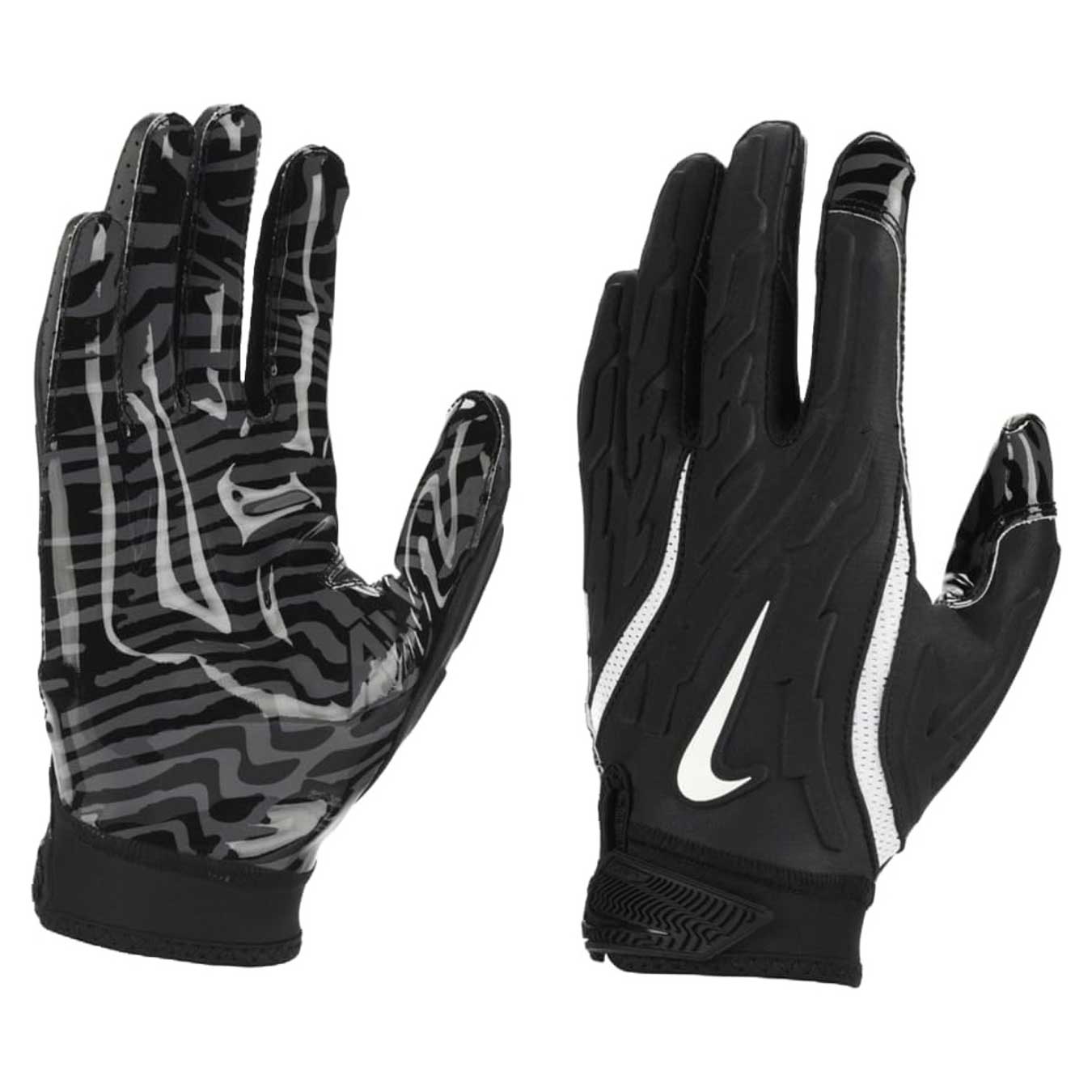 Football gloves nike black online