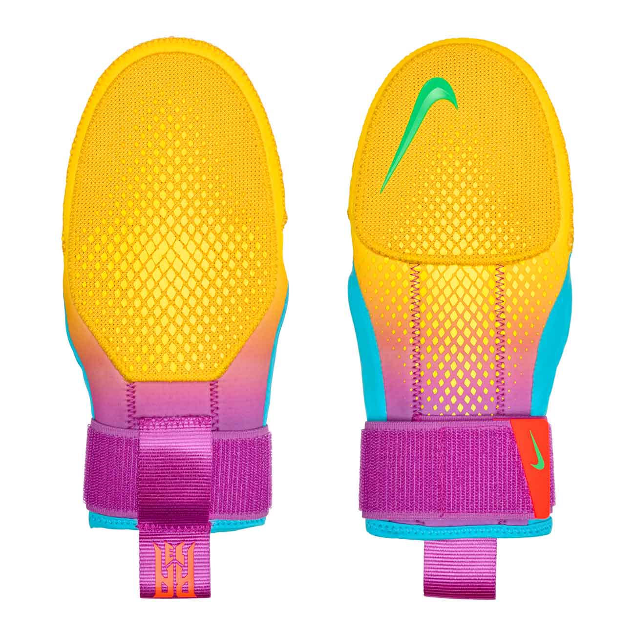 Nike Diamond Sliding Mitt Acuna University Gold/Optic Yellow/Green Shock OSFM