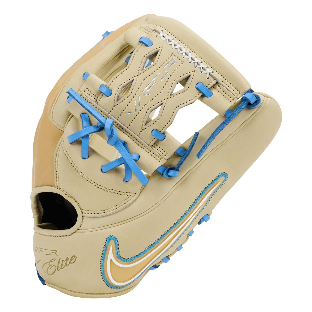 Nike Vapor Elite Snake Eyes Web Light Cream/Valor Blue 11.5"-RHT
