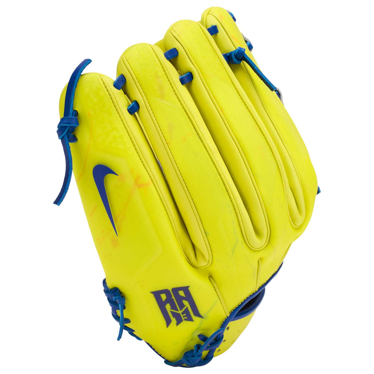 Nike Vapor Elite Acuna H-Web Optic Yellow/Hyper Blue 12.75"-RHT