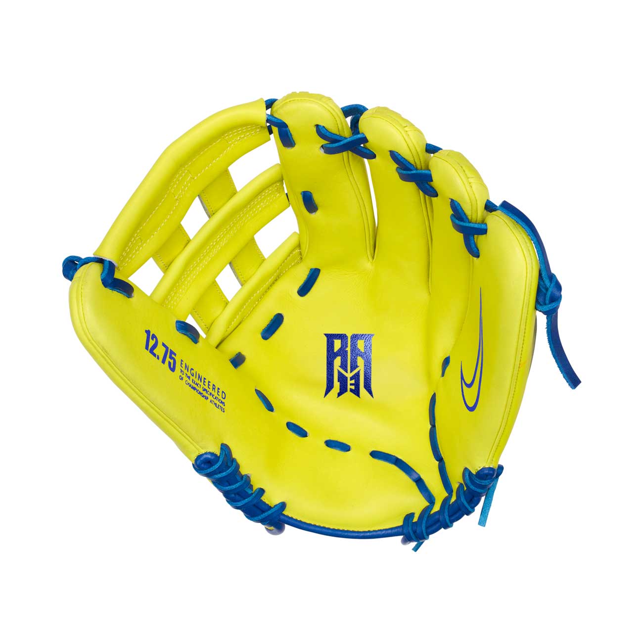 Nike Vapor Elite Acuna H-Web Optic Yellow/Hyper Blue 12.75"-RHT