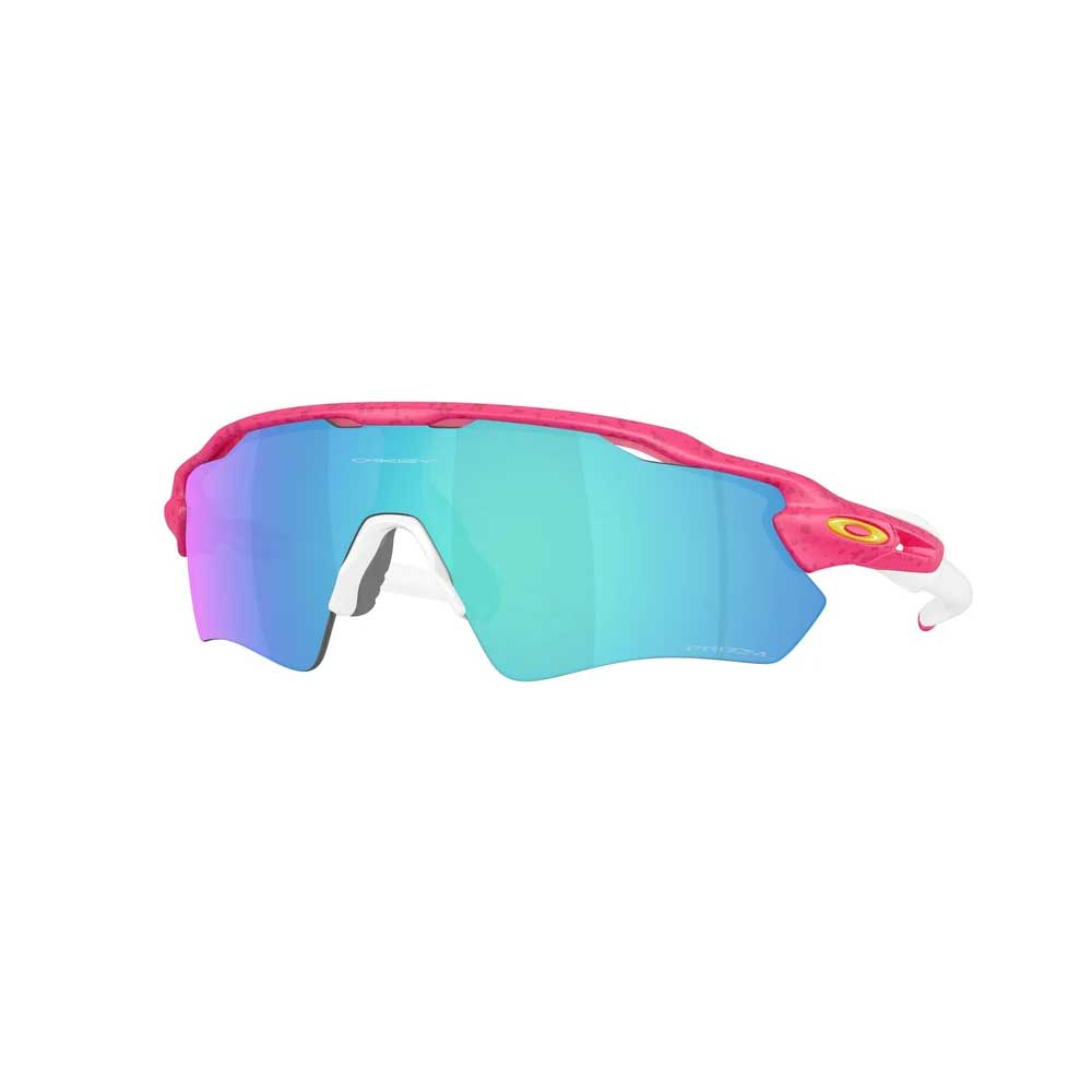 Oakley Radar EV Neon Pink Splatter w/Prizm Saphire – Home Run Sports
