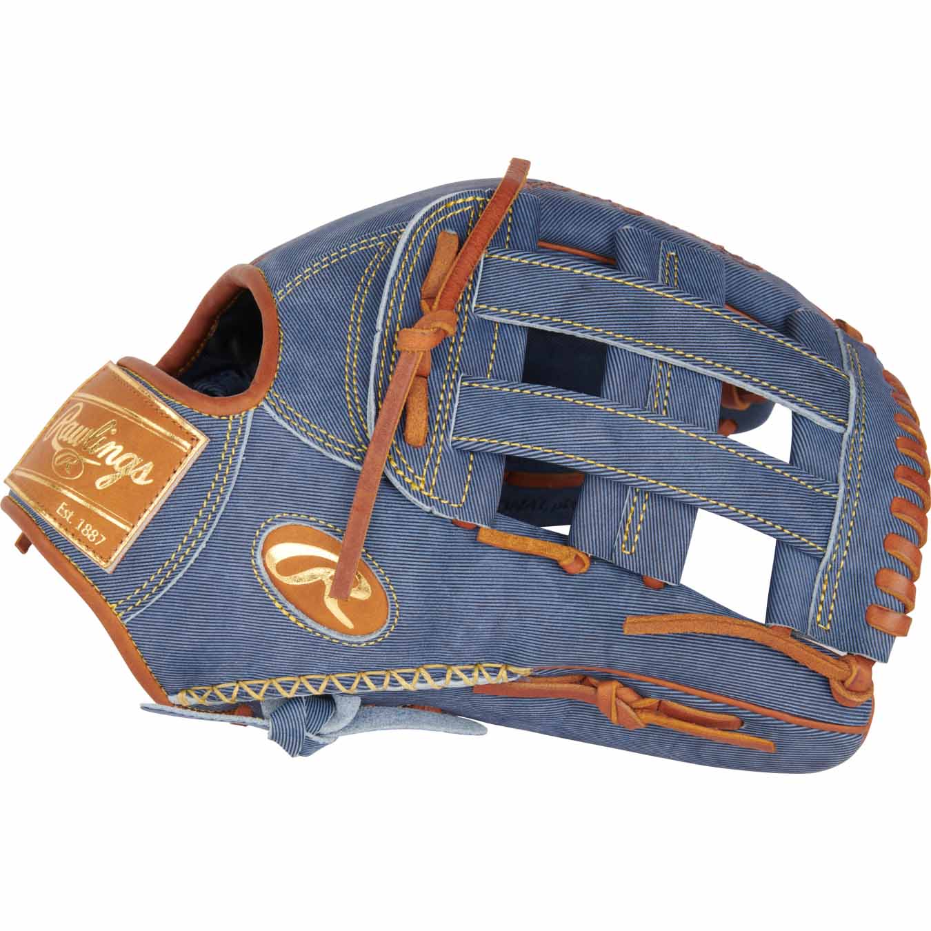 Rawlings Heart of the Hide Denim LTD Edition PRO3039-6D 12.75