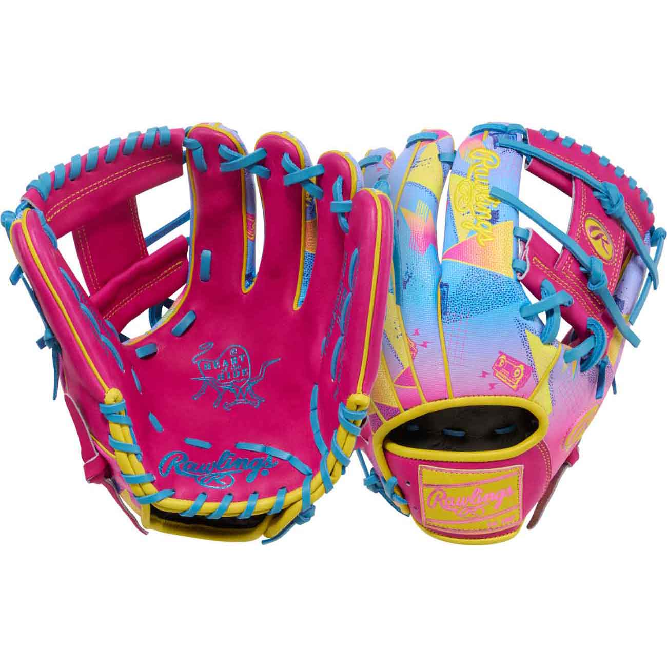 Rawlings Heart of the Hide Spring Break Edition Fastpitch PROR206SB-2BE 12"-RHT