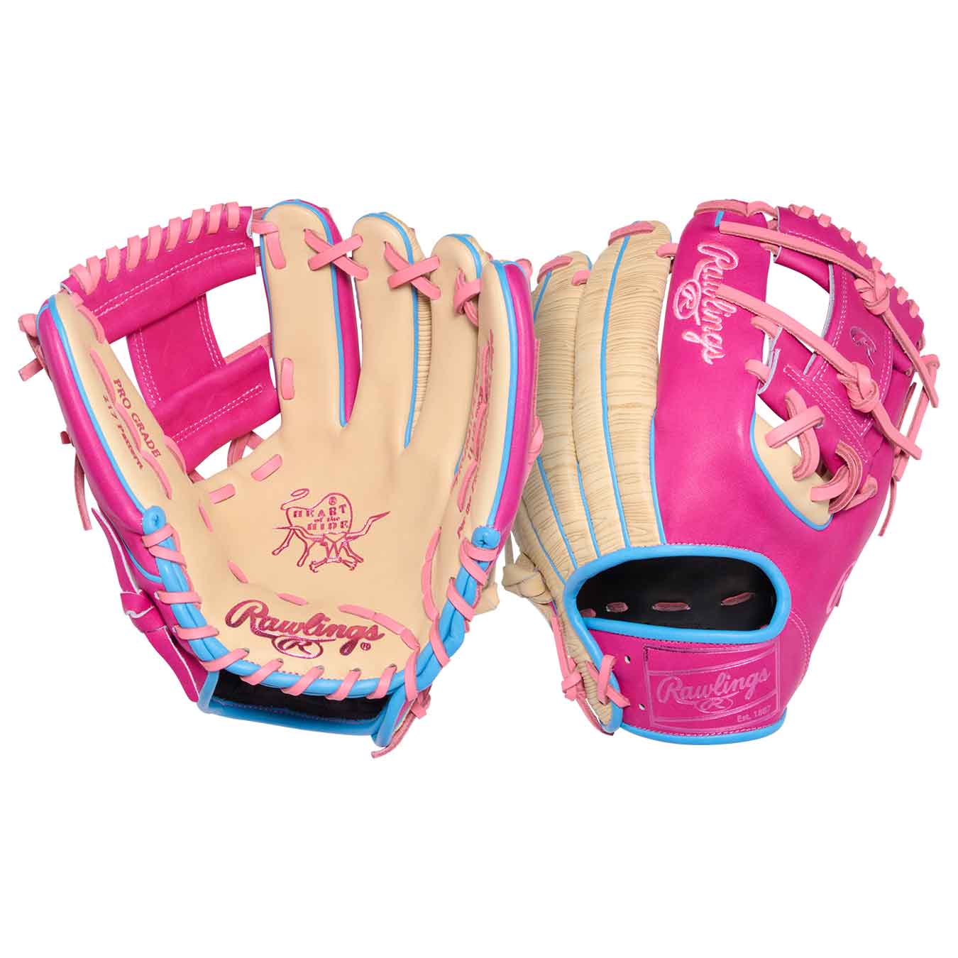 Rawlings Heart of the Hide Color Sync 10.0 PROR2174-2CBE 11.5"-RHT