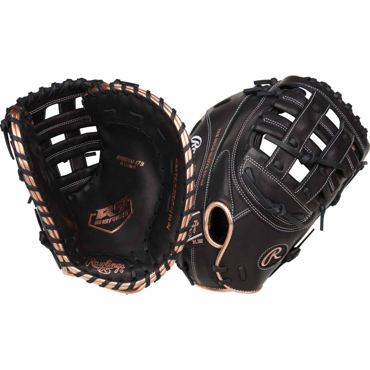 Rawlings Sports R Rawlings R9 Softball R9SBFBM-17B 12.5