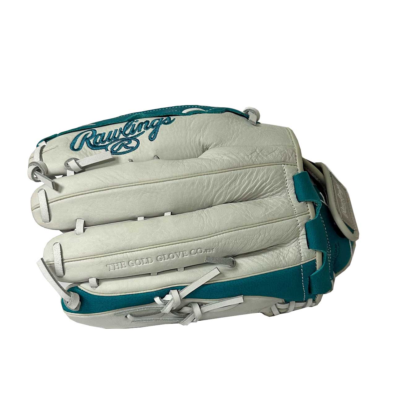 Rawlings Shut Out Softball RSO130W White/Teal 13"-RHT