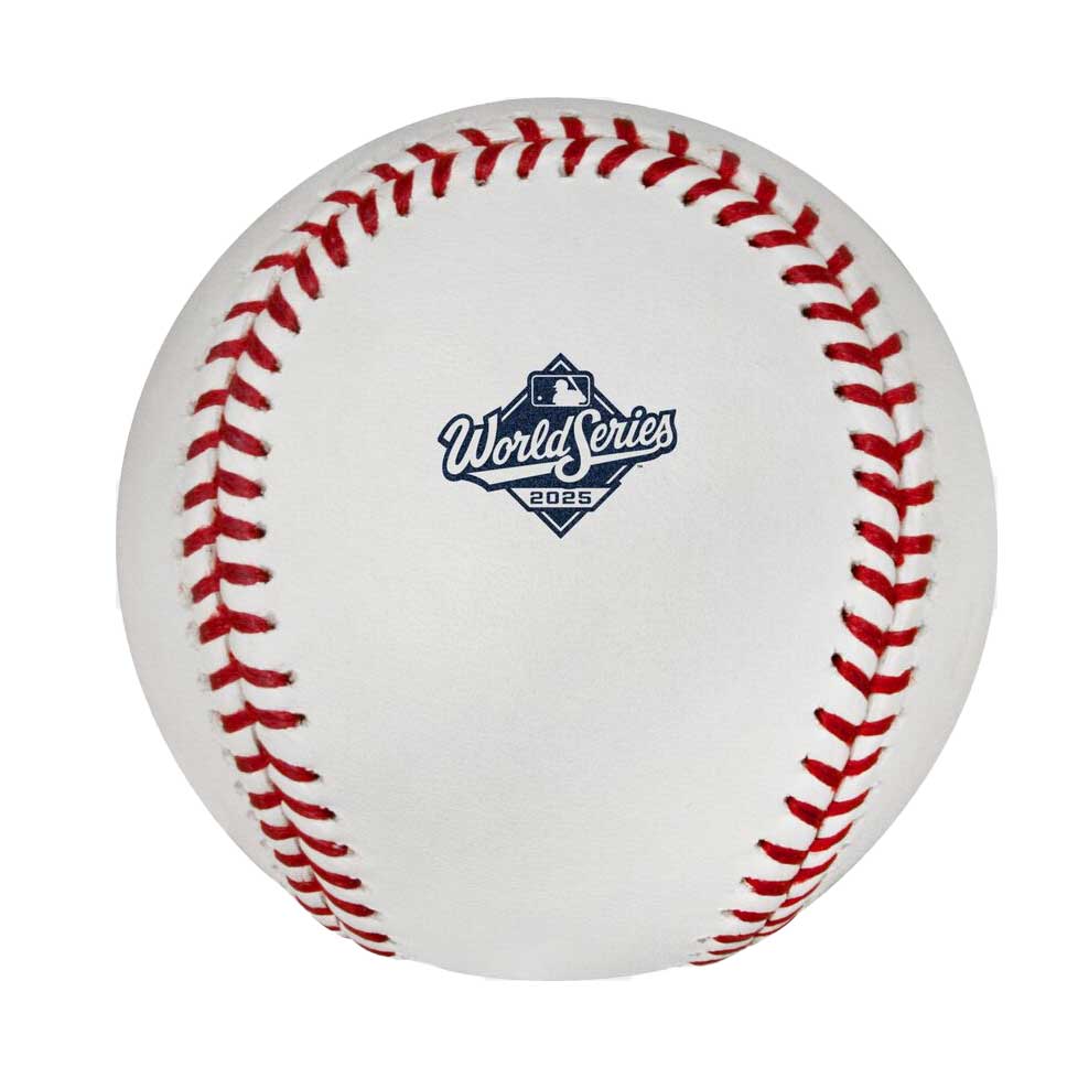 Rawlings 2025 World Series Collector Baseball w/Case – Home Run Sports