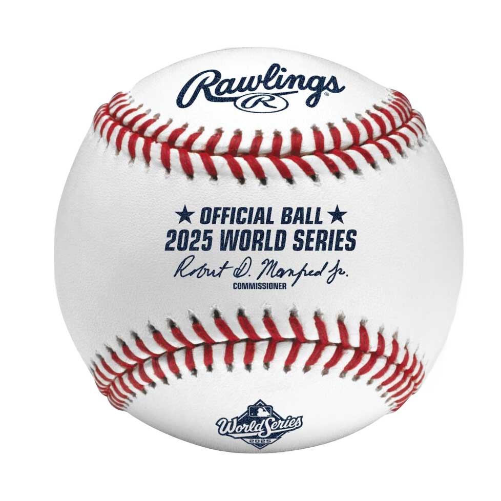 Rawlings 2025 World Series Collector Baseball w/Case – Home Run Sports