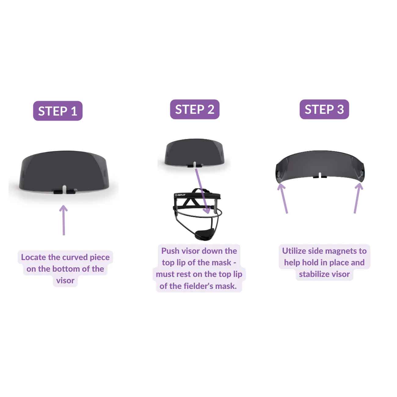 Rip-It Fielder's Mask Visor