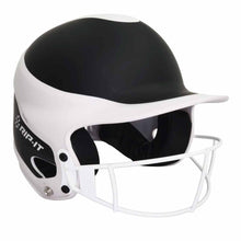 Rip-It Vision Pro Matte Two-Tone Matte Softball Batting Helmet Black X-Large