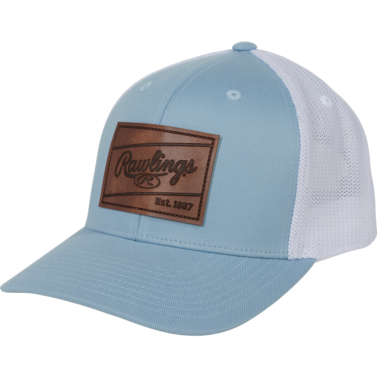 Rawlings Leather Patch Snapback Hat