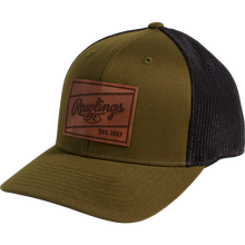 Rawlings Leather Patch Snapback Hat