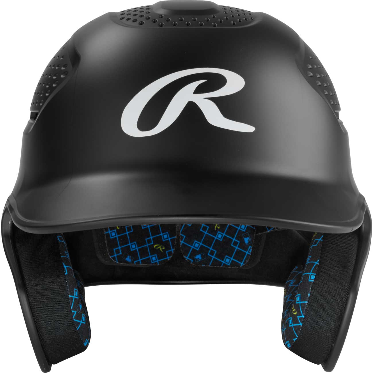 Rawlings RX2 1-Tone Matte Batting Helmet Black Junior