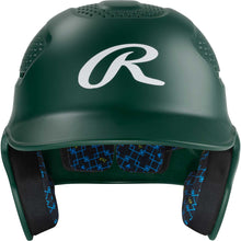 Rawlings RX2 1-Tone Matte Batting Helmet Dark Green Junior