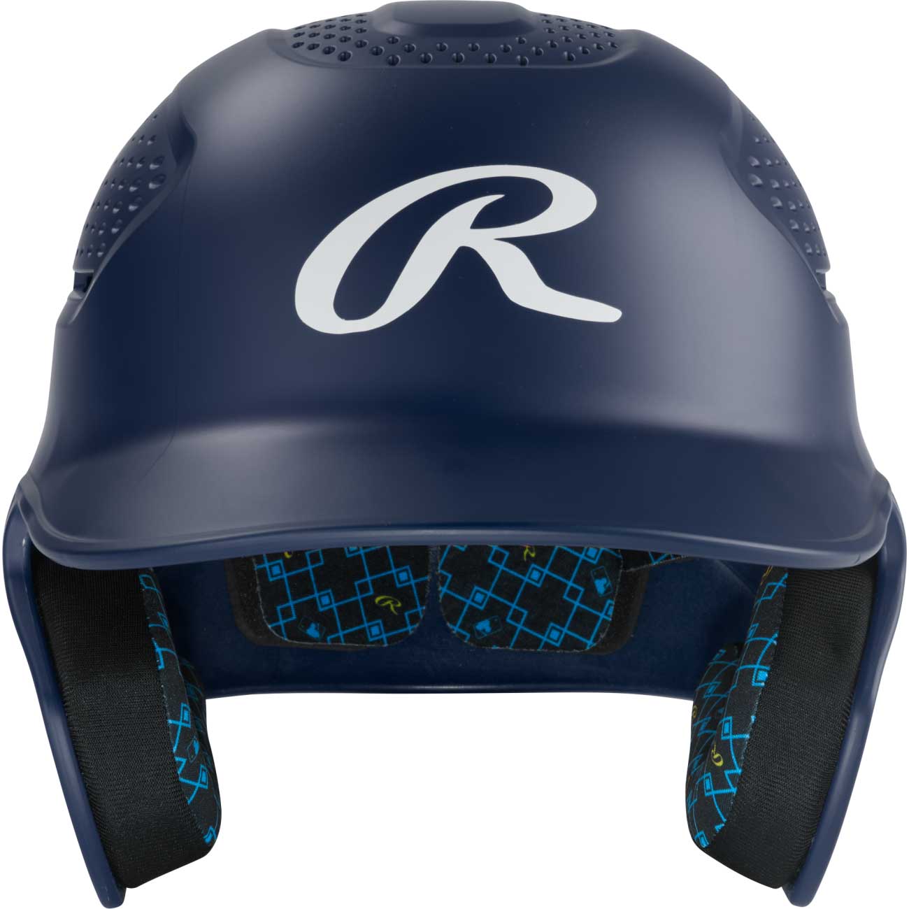 Rawlings RX2 1-Tone Matte Batting Helmet Navy Junior