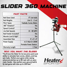 Heater Sports Slider 360 Lite Baseball Pitching Machine
