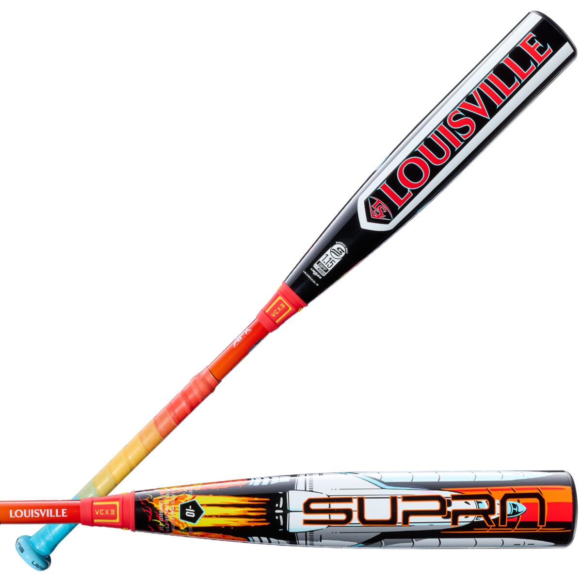 Profil 24 Batte De Baseball Louisville Slugger Supra USSSA 2026 - Taille 30/10 (-10), Couleur Turquoise 29 Inch