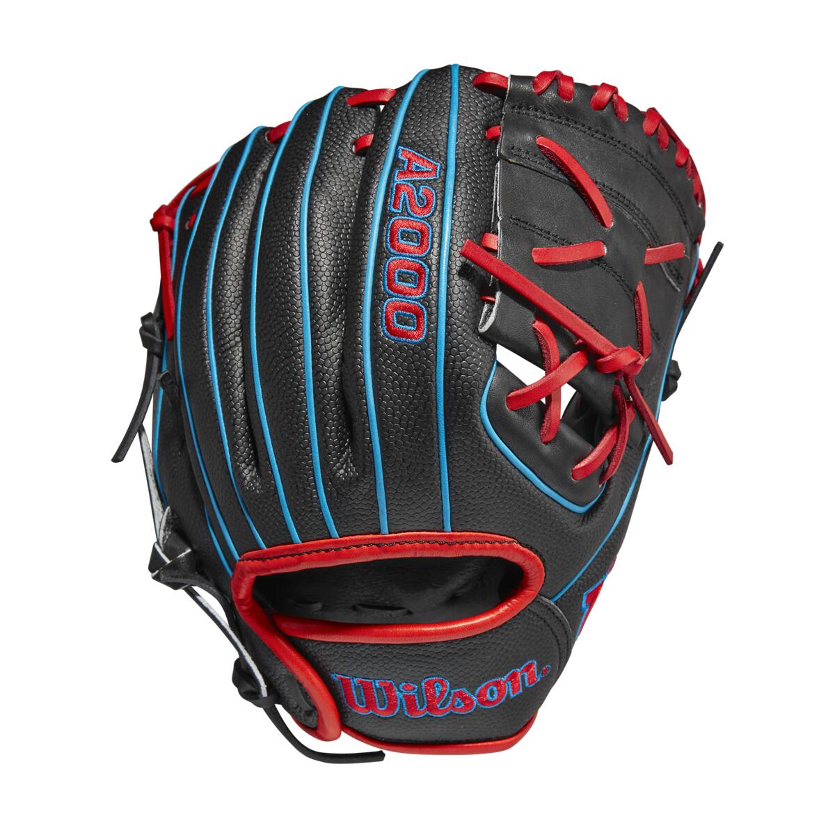 Wilson A2000 X2 Pedroia Fit Black/Red/Tropical 11"-RHT