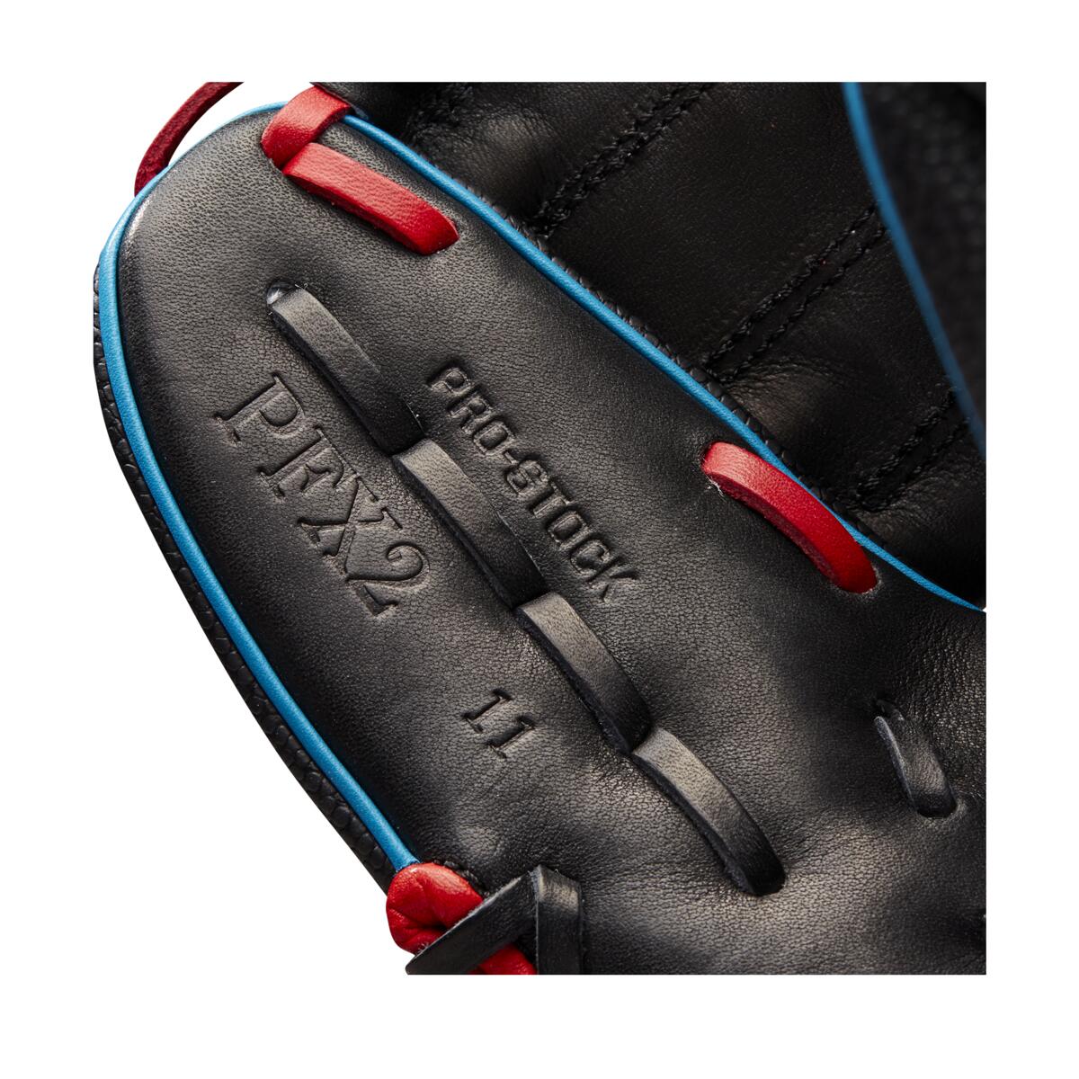 Wilson A2000 X2 Pedroia Fit Black/Red/Tropical 11"-RHT