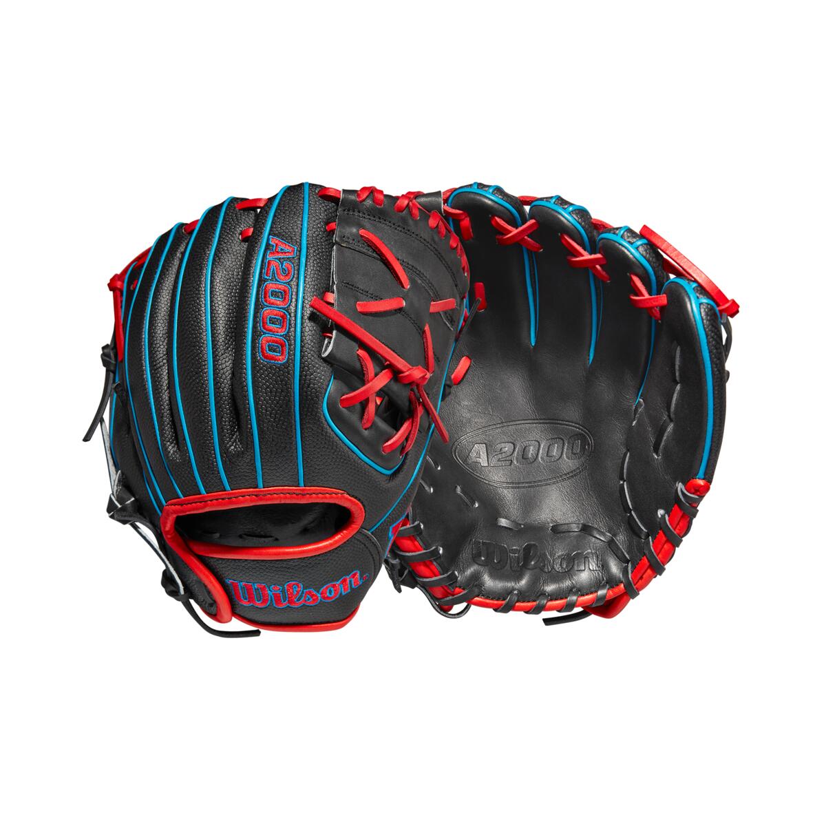 Wilson A2000 X2 Pedroia Fit Black/Red/Tropical 11"-RHT