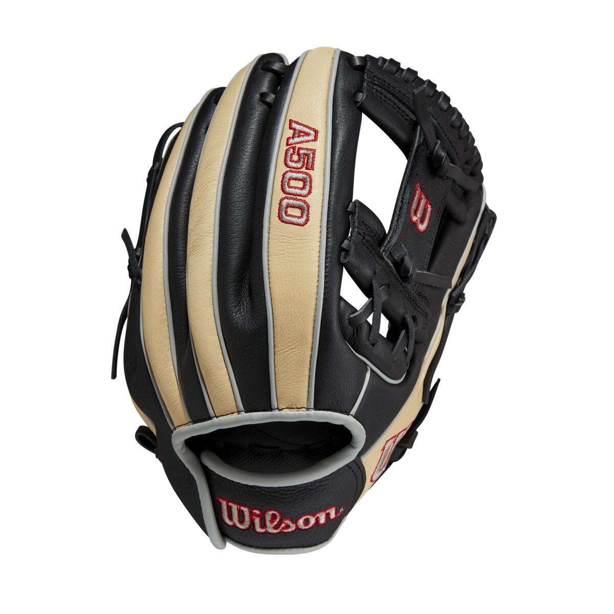 Wilson A500 H-Web Black/Blonde/Red 11.5"