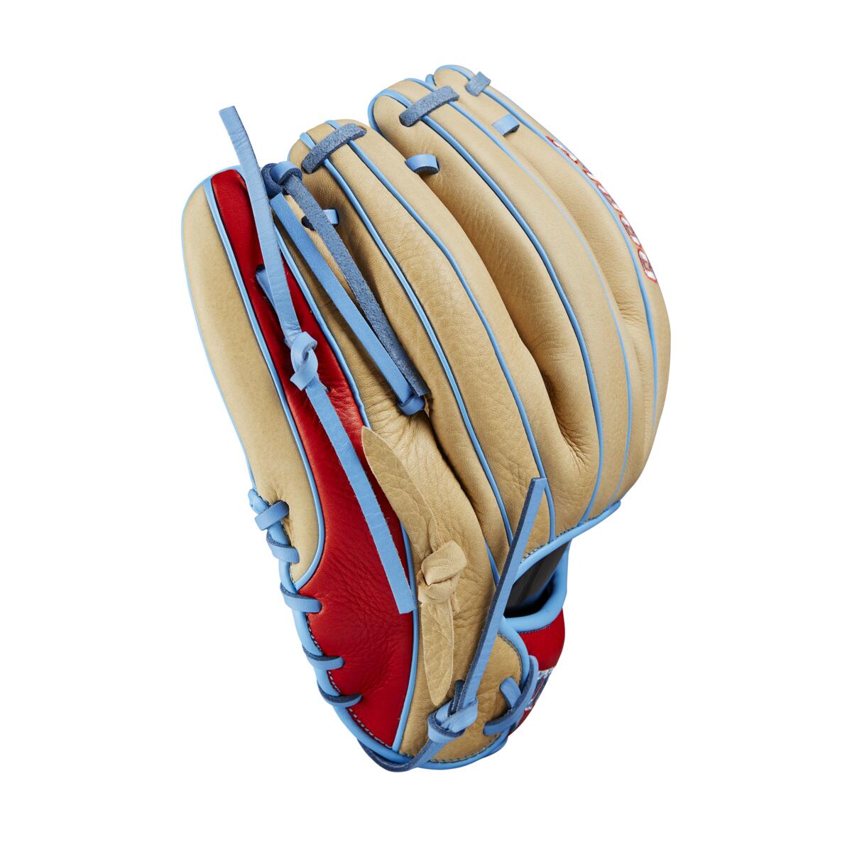 ディズニー100 HND（ワン・ハンドレッドレア） Wilson A1000 1786 Blonde/Red/Cool Blue 11.5