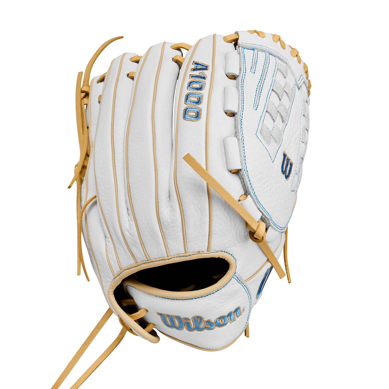 Wilson A1000 Fastpitch V125 White/CoolBlue/Blonde 12.5"