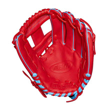 Wilson A500 H-Web Red/Cool Blue/White 11.5"