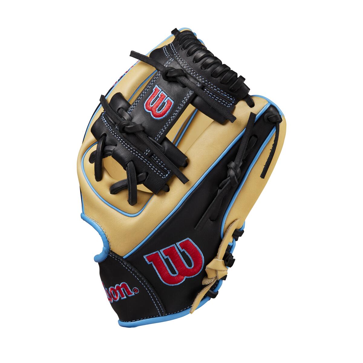 Wilson A1000 1786 Blonde/Cool Blue/Red 11.5"-RHT