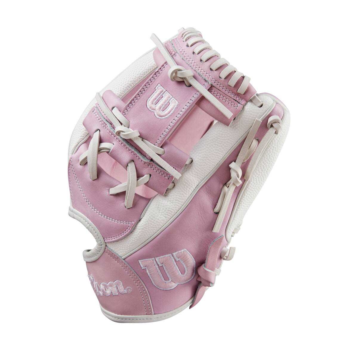 パフ　Bluetooth ストロボ専用　ホワイト　パープルピンク　ワンオフ Wilson A2000 Fastpitch Spring 2025 FP12 12