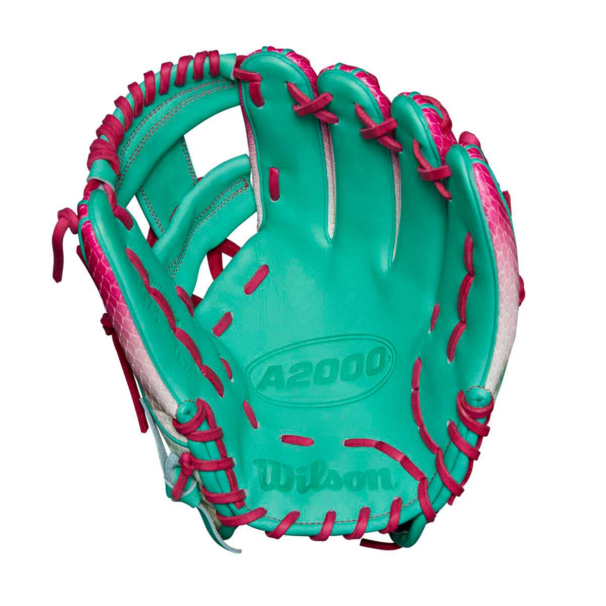 Wilson A2000 September 2024 GOTM 1975 Seafoam/Pink/Yellow 11.75"-RHT