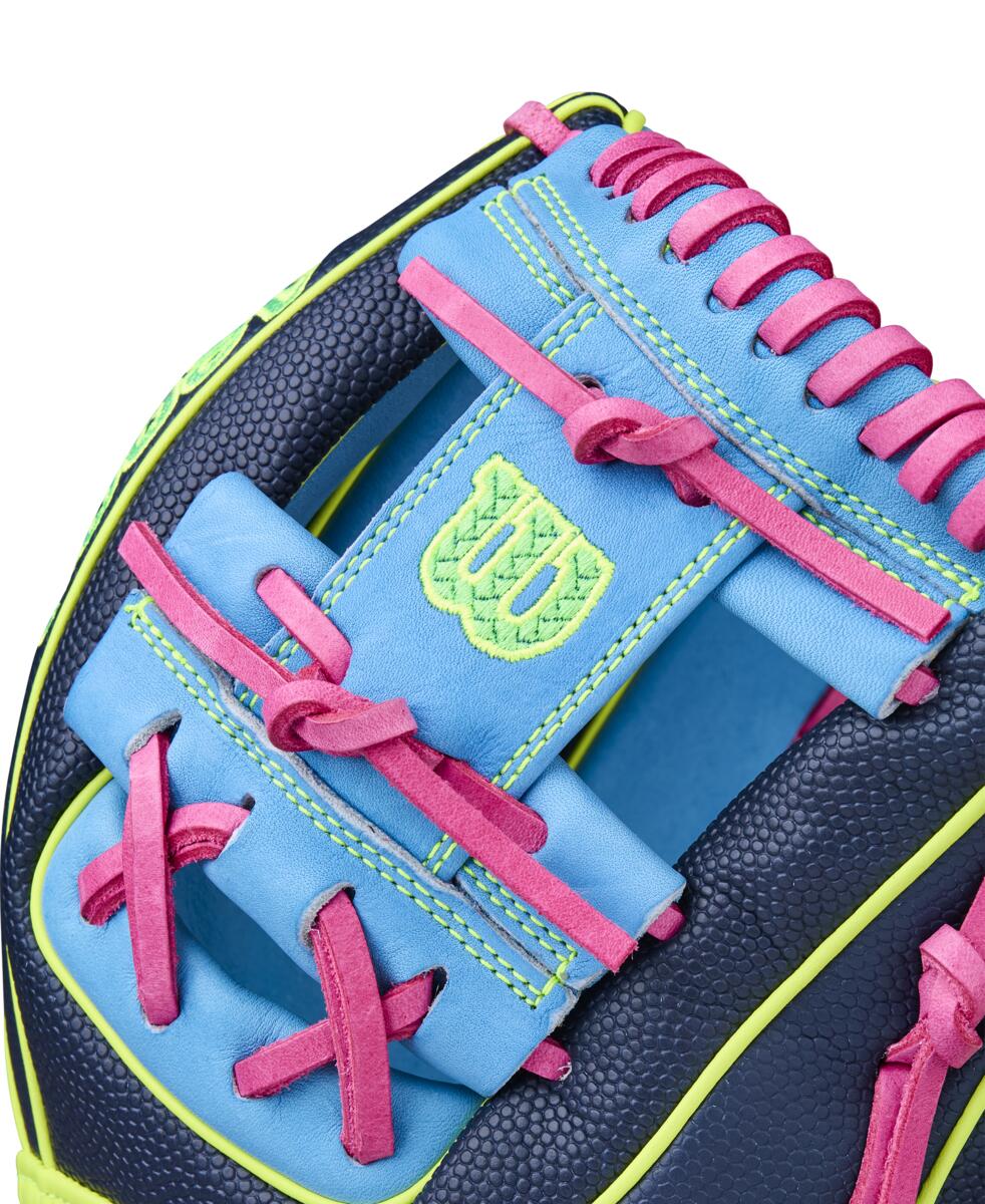 Wilson A2000 Winter 2025 1786SS Navy/Sky Blue/Optic Yellow 11.5"-RHT