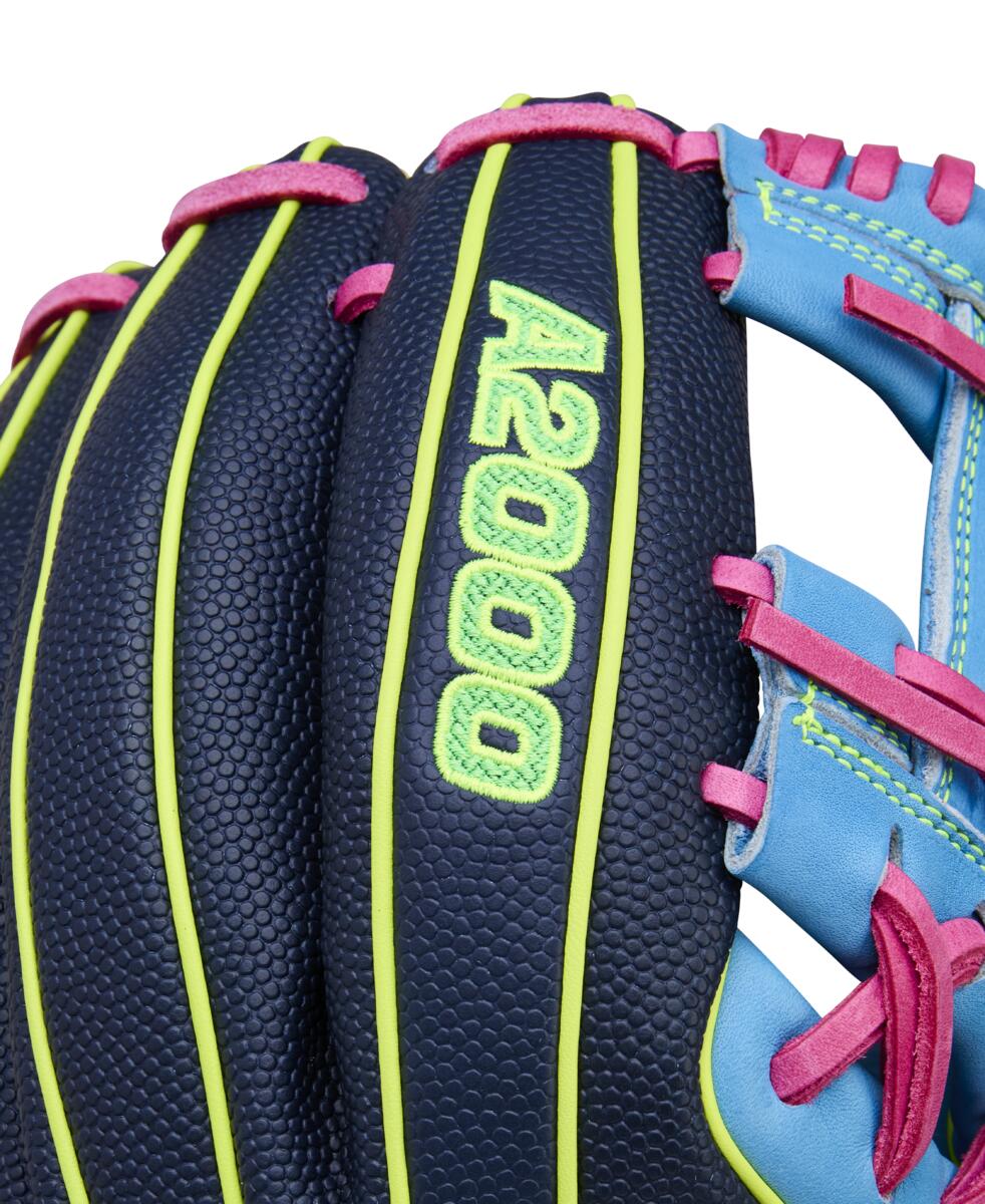 Wilson A2000 Winter 2025 1786SS Navy/Sky Blue/Optic Yellow 11.5"-RHT