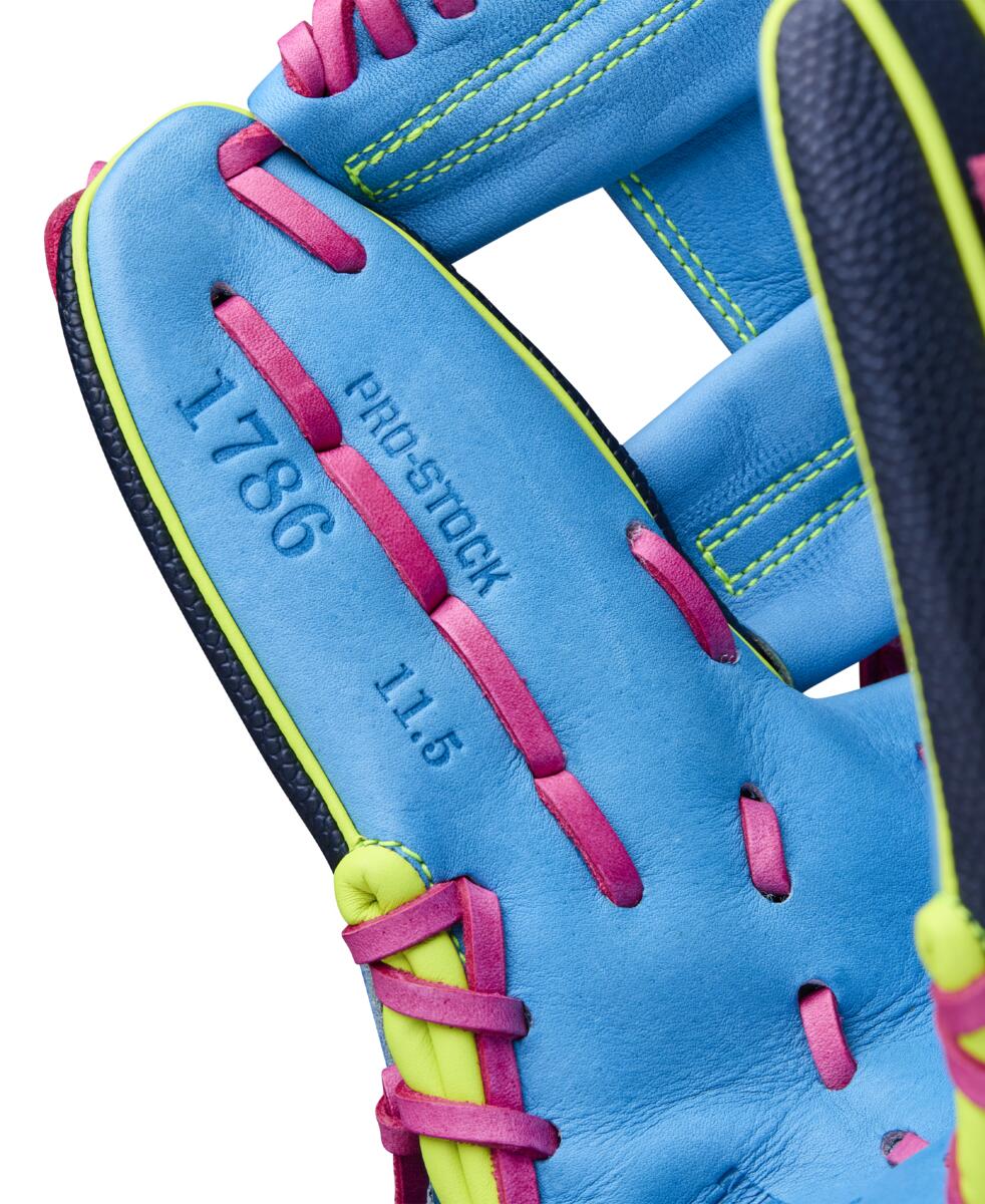 Wilson A2000 Winter 2025 1786SS Navy/Sky Blue/Optic Yellow 11.5"-RHT