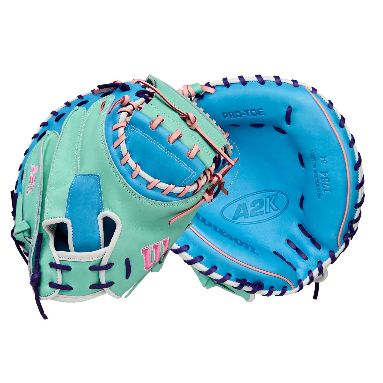 Wilson A2K Fall 2025 1723 Seafoam/Sky Blue 34
