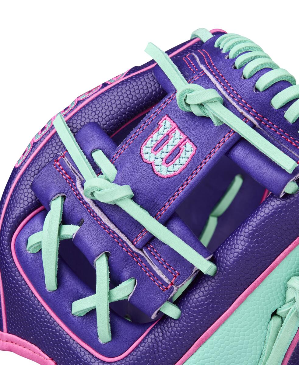 Wilson A2000 Winter 2025 DP15SS Purple/Seafoam 11.5