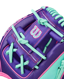 Wilson A2000 Winter 2025 DP15SS Purple/Seafoam 11.5"-RHT