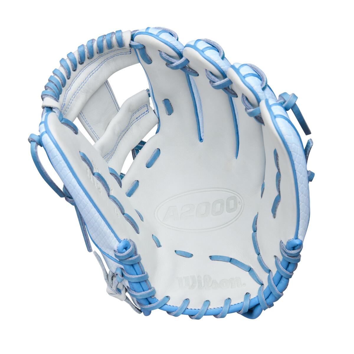Wilson A2000 Fastpitch Winter 2025 H12SS White/Sky Blue-12"-RHT